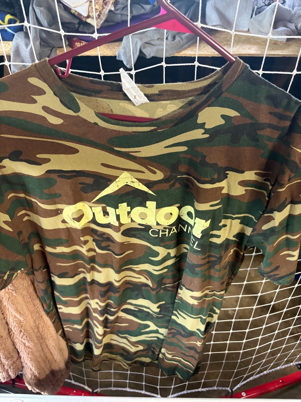 Outdoor Channel Camouflage Short Sleeve Tee - Green/Brown